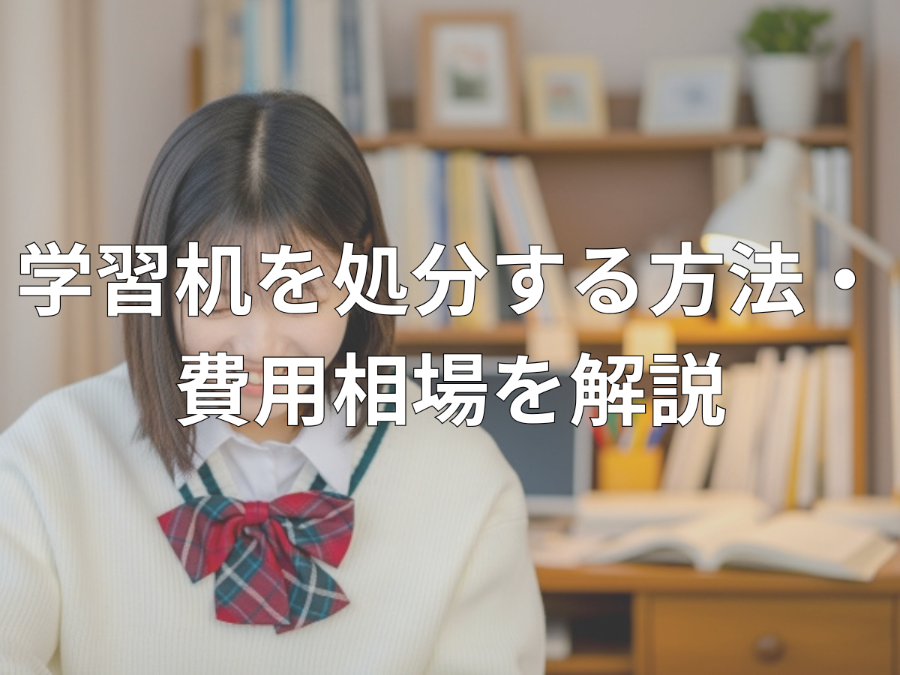 勉強机を処分する方法